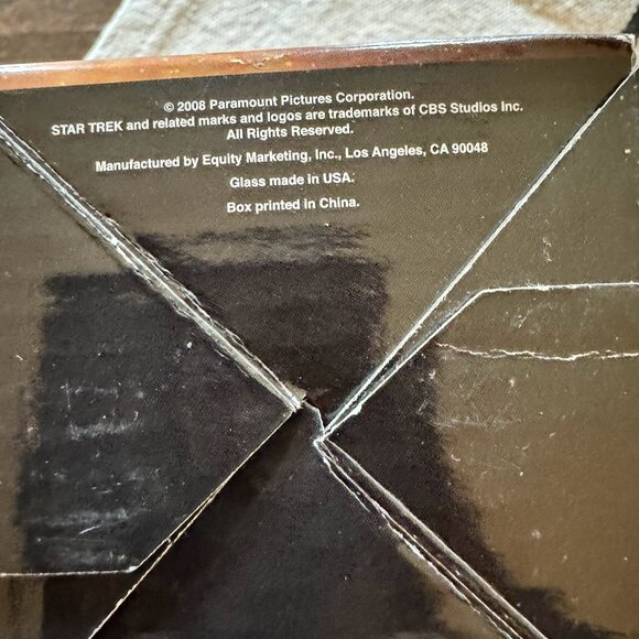 Star Trek Spock Collectible Drinking Glass Burger King 2008 Paramount - Picture 6 of 6